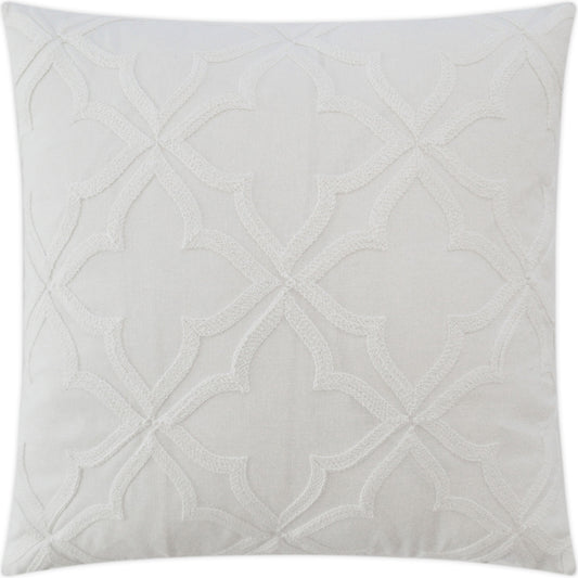 Decco by DV Kap Home in white, ivory. Made from 70% polyester, 30% cotton in a transitional style.