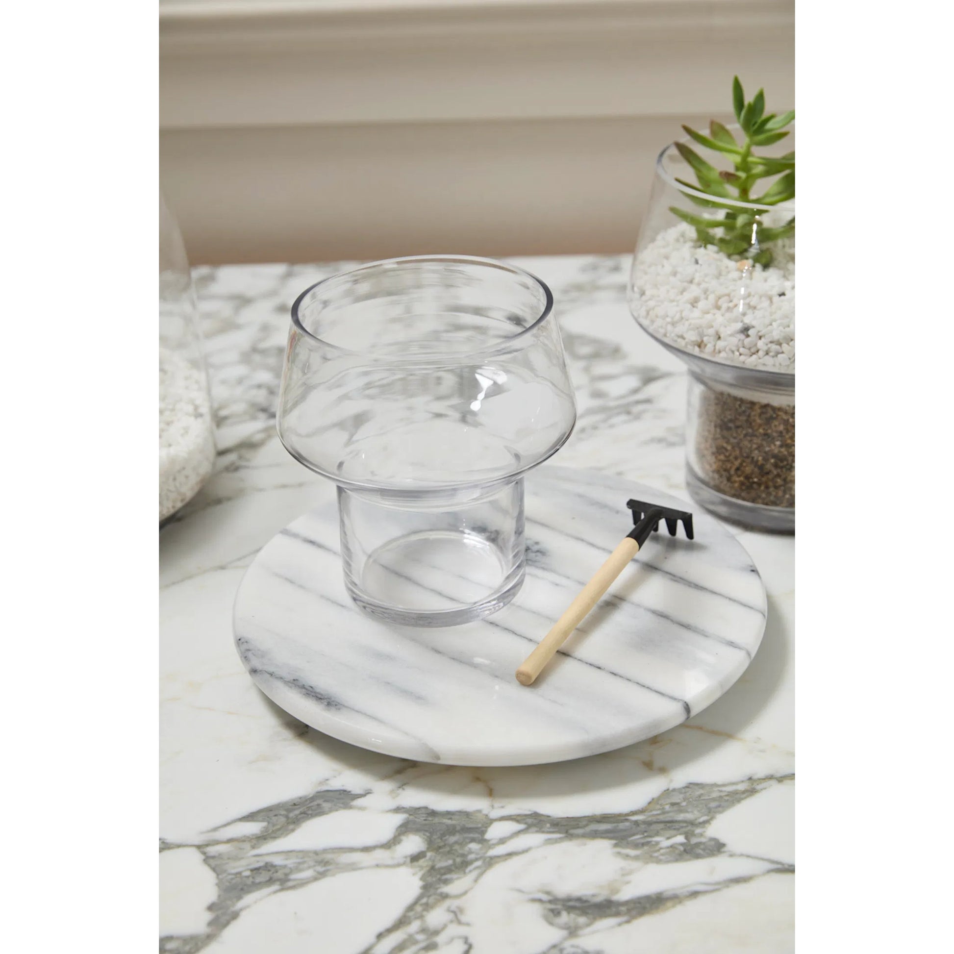 Fiction Terrarium by Accent Decor in clear. Made from glass in a unique style.