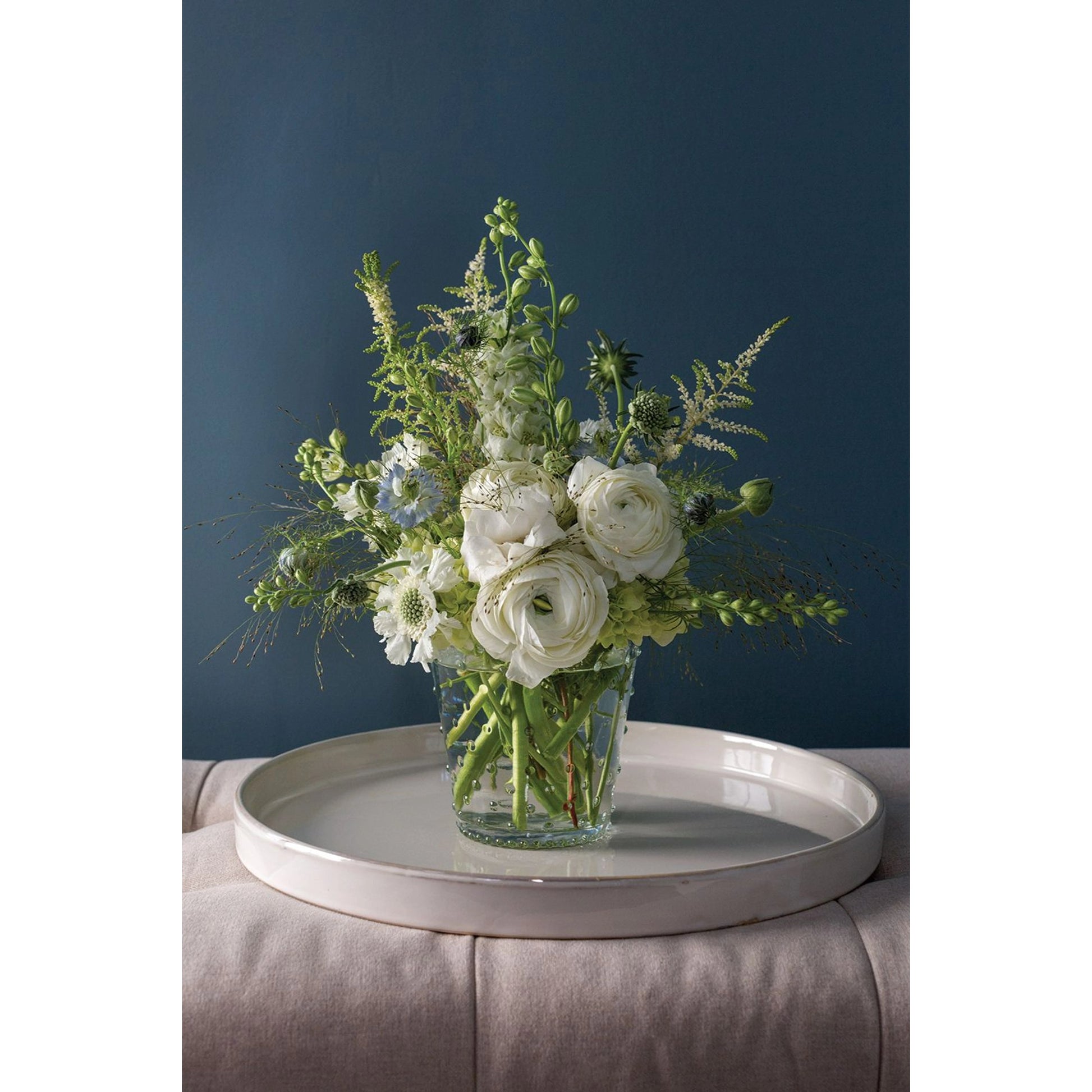 Annie Vase by Accent Decor in clear. Made from glass in a modern style.