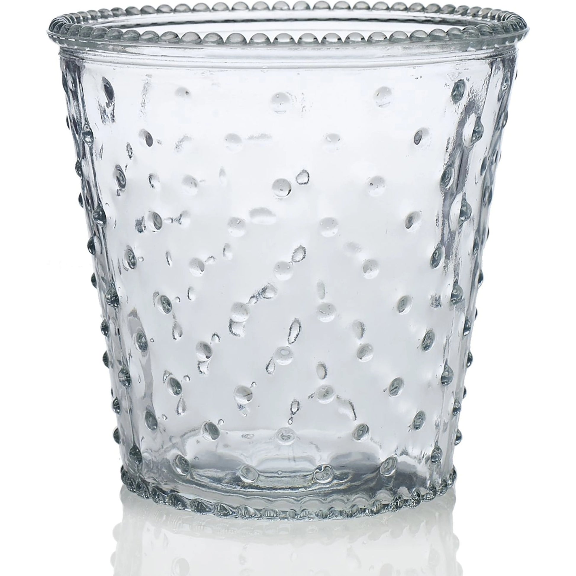 Annie Vase by Accent Decor in clear. Made from glass in a modern style.