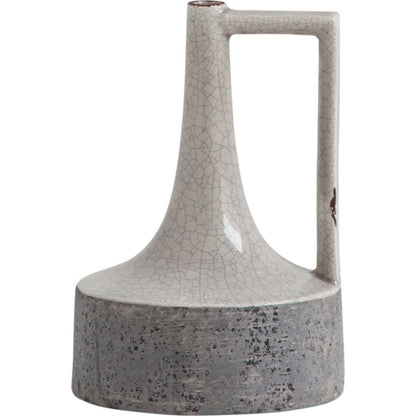 Burton Gray Jug Vase by Mercana in gray. Made from unique in a modern style.