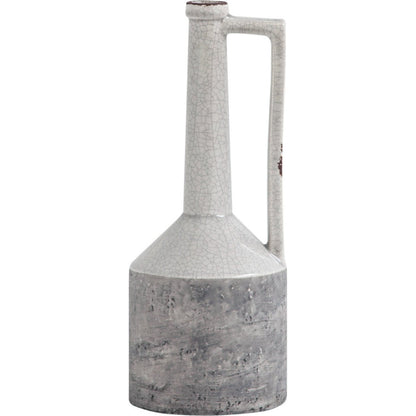 Burton Gray Jug Vase by Mercana in gray. Made from unique in a modern style.