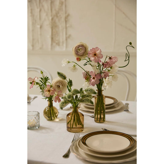 Carlotta Budvase Set 3 (Set of 3) by Accent Decor. Made from glass in a unique style.