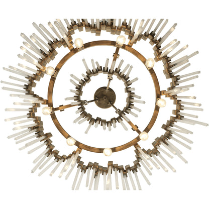 Matrix Pendant by Varaluz. Made from clear fluted glass in a transitional style.