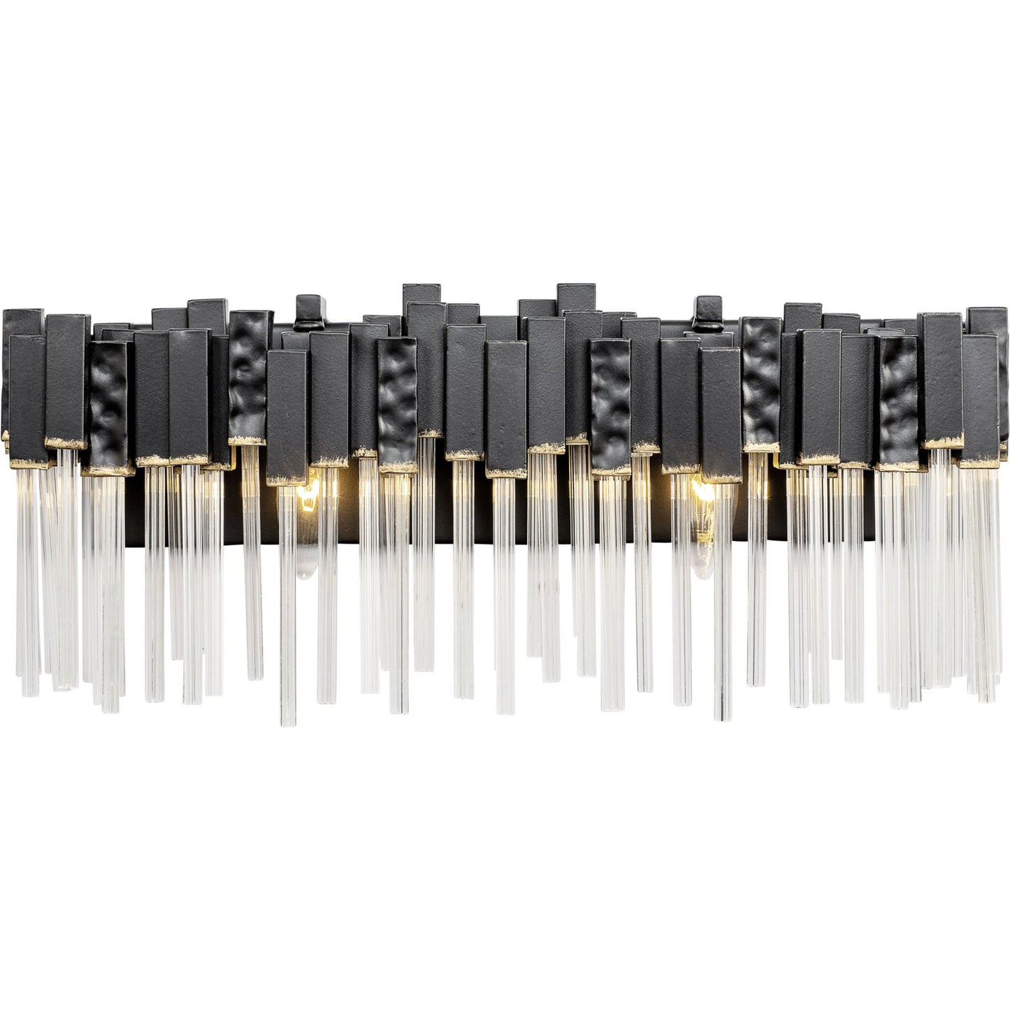 000 SI-1991488 | Primary Silo | Matrix Bath Light by Varaluz in matte black/french gold. Made from unique in a modern style.