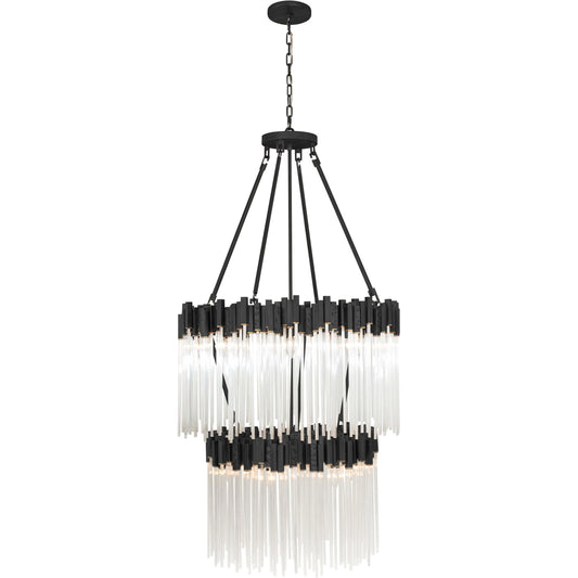 Matrix 2-Tier Chandelier by Varaluz. Made from unique in a modern style.
