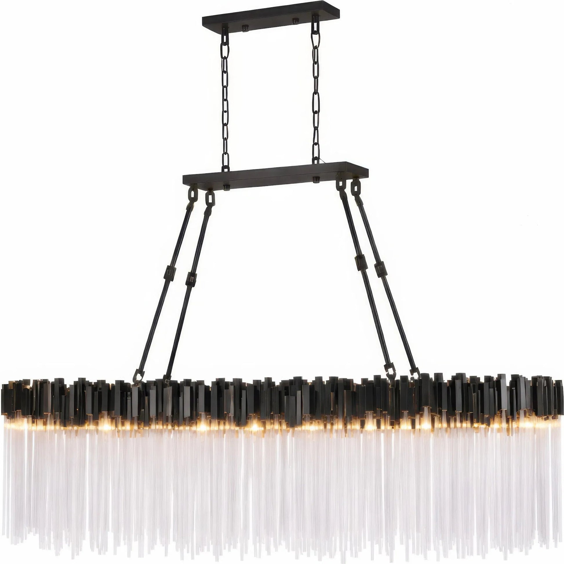 Matrix 10 Light Linear by Varaluz. Made from steel, glass in a unique style.