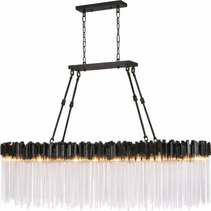 Matrix 10 Light Linear by Varaluz. Made from steel, glass in a unique style.
