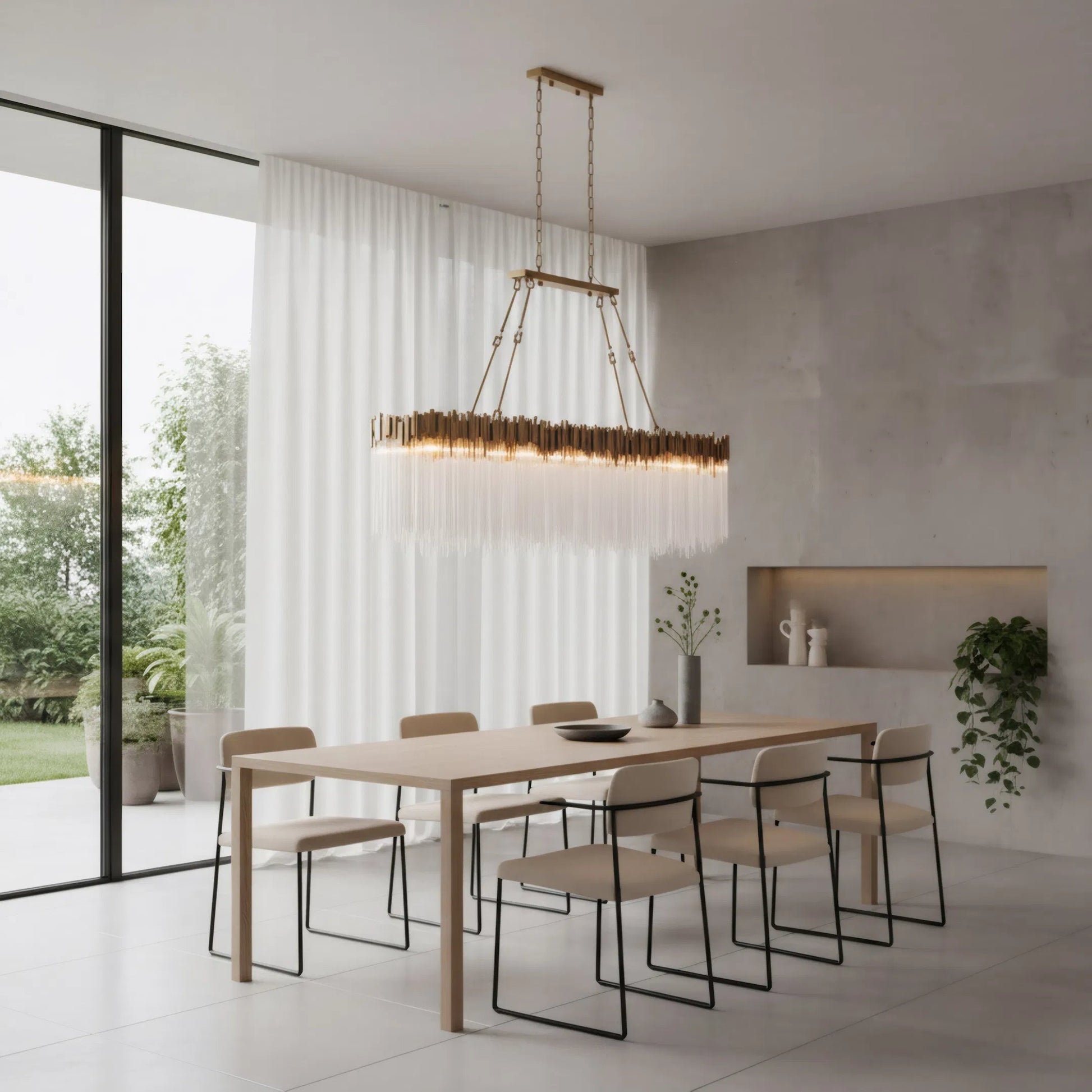 Matrix 12 Light Linear by Varaluz. Made from steel, glass in a unique style.