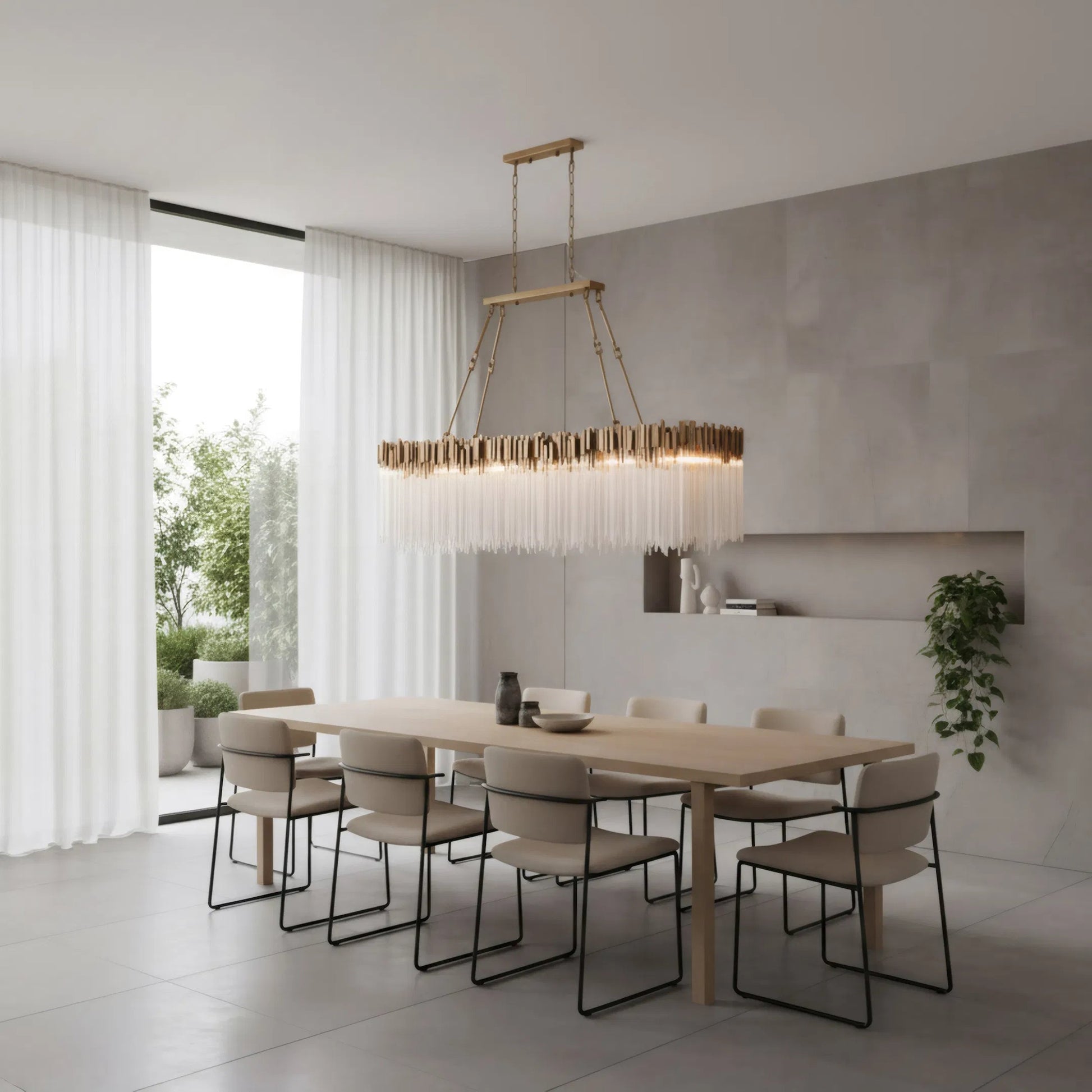 Matrix 12 Light Linear by Varaluz. Made from steel, glass in a unique style.