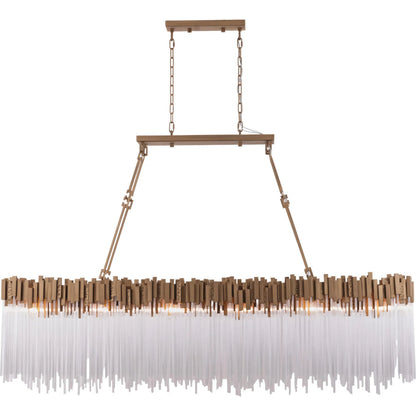 Matrix 12 Light Linear by Varaluz. Made from steel, glass in a unique style.