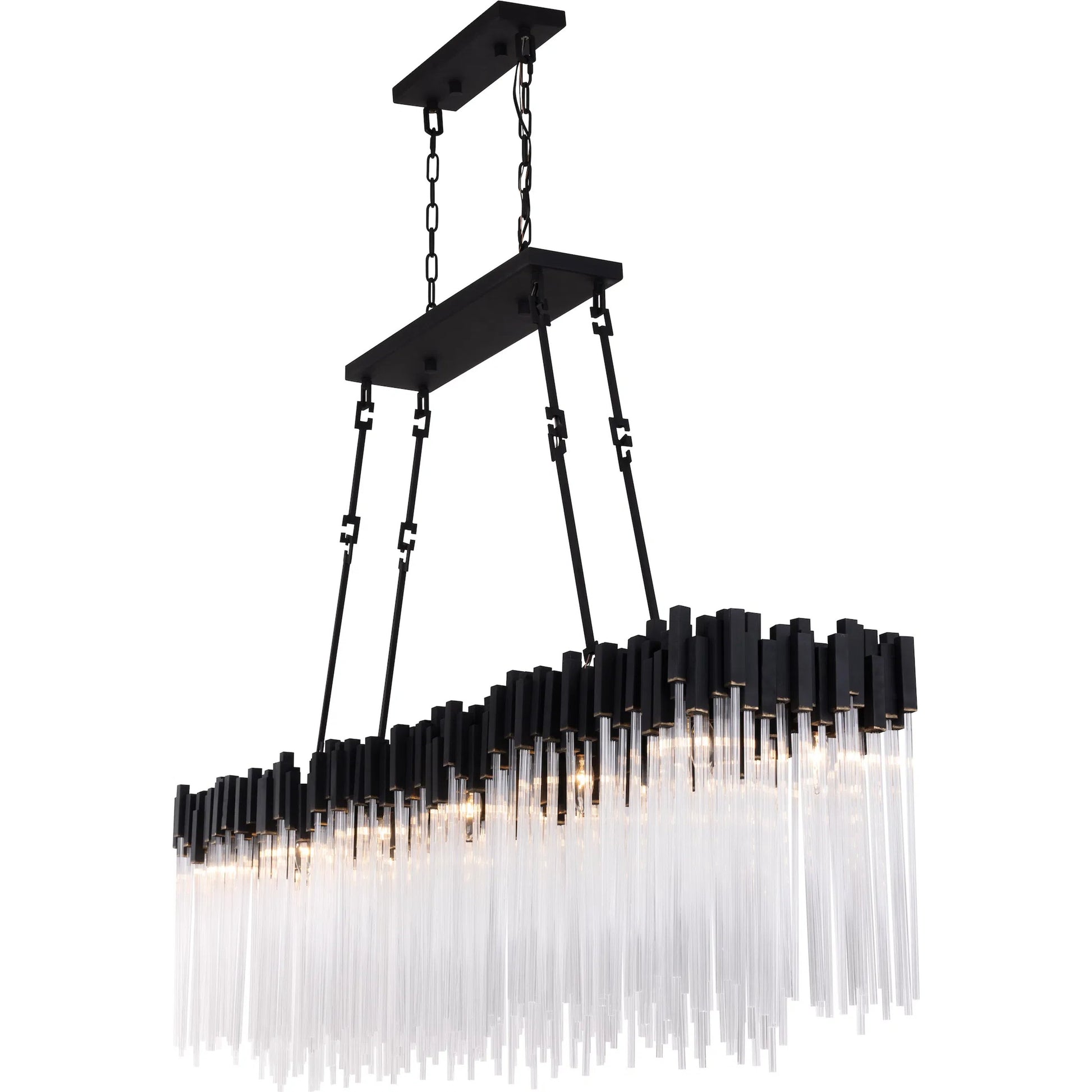 Matrix 12 Light Linear by Varaluz. Made from steel, glass in a unique style.