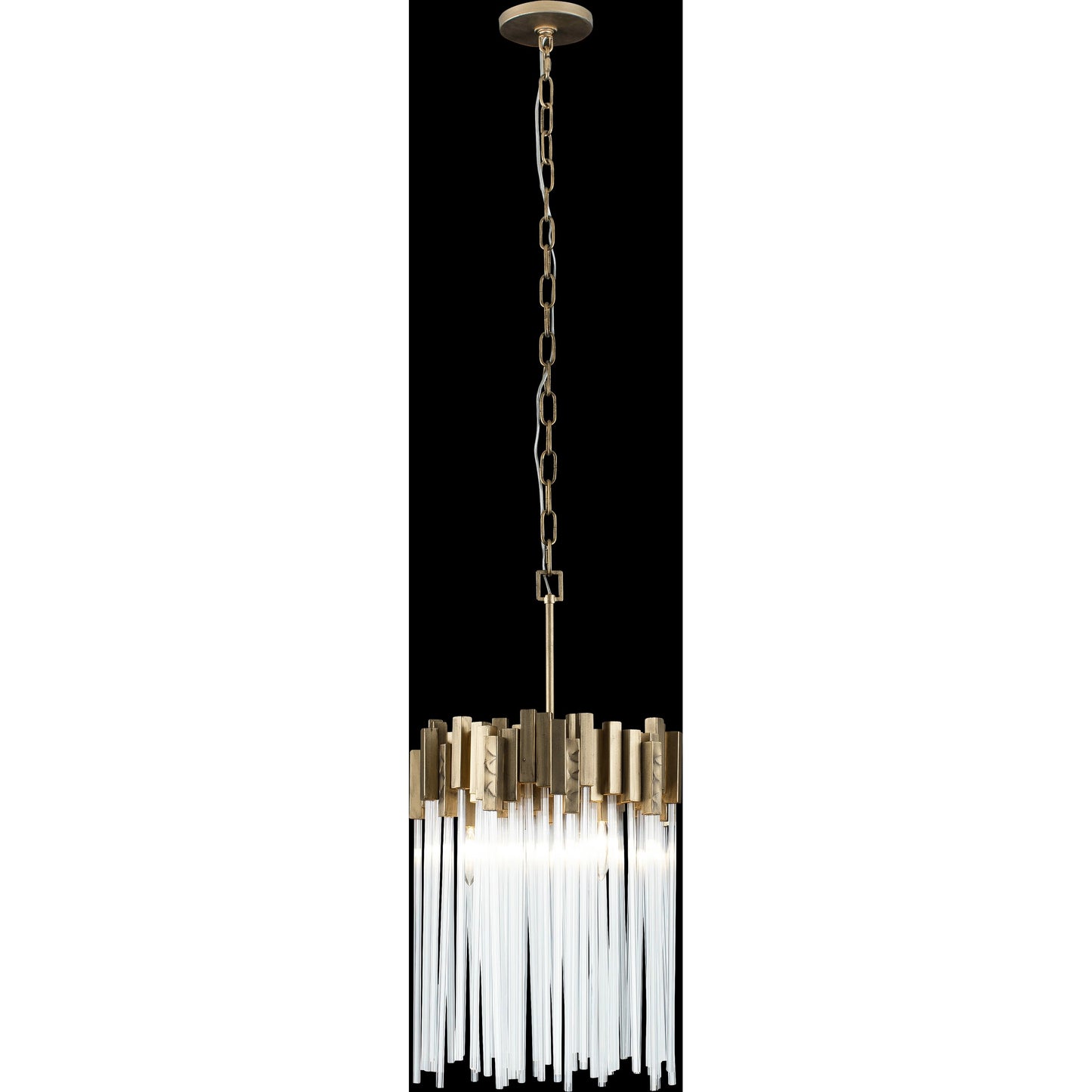 016 SR-817988 | Additional Silo | Matrix Pendant by Varaluz. Made from clear fluted glass in a transitional style.