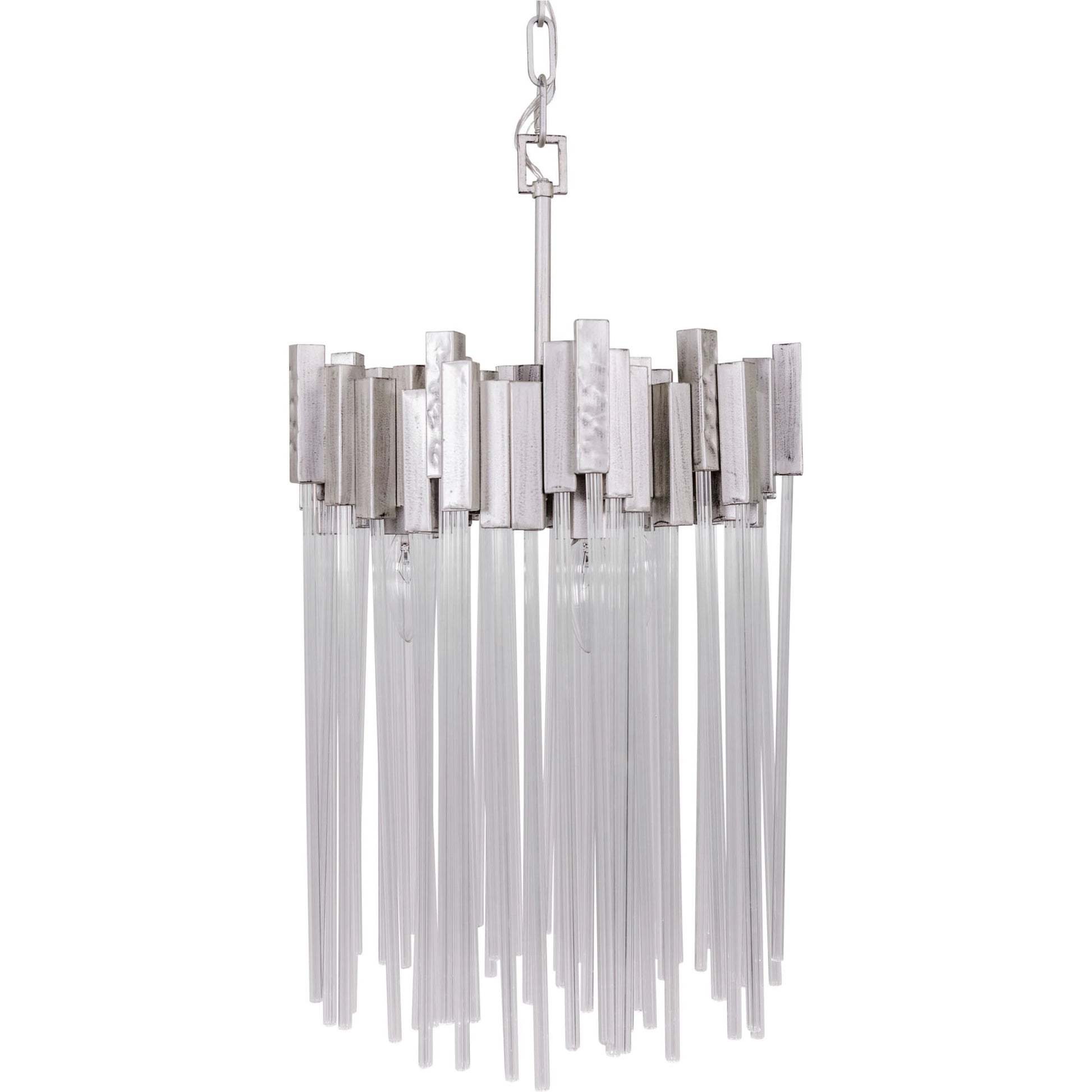 Matrix Pendant by Varaluz. Made from clear fluted glass in a transitional style.