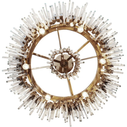 Matrix Pendant by Varaluz. Made from clear fluted glass in a transitional style.