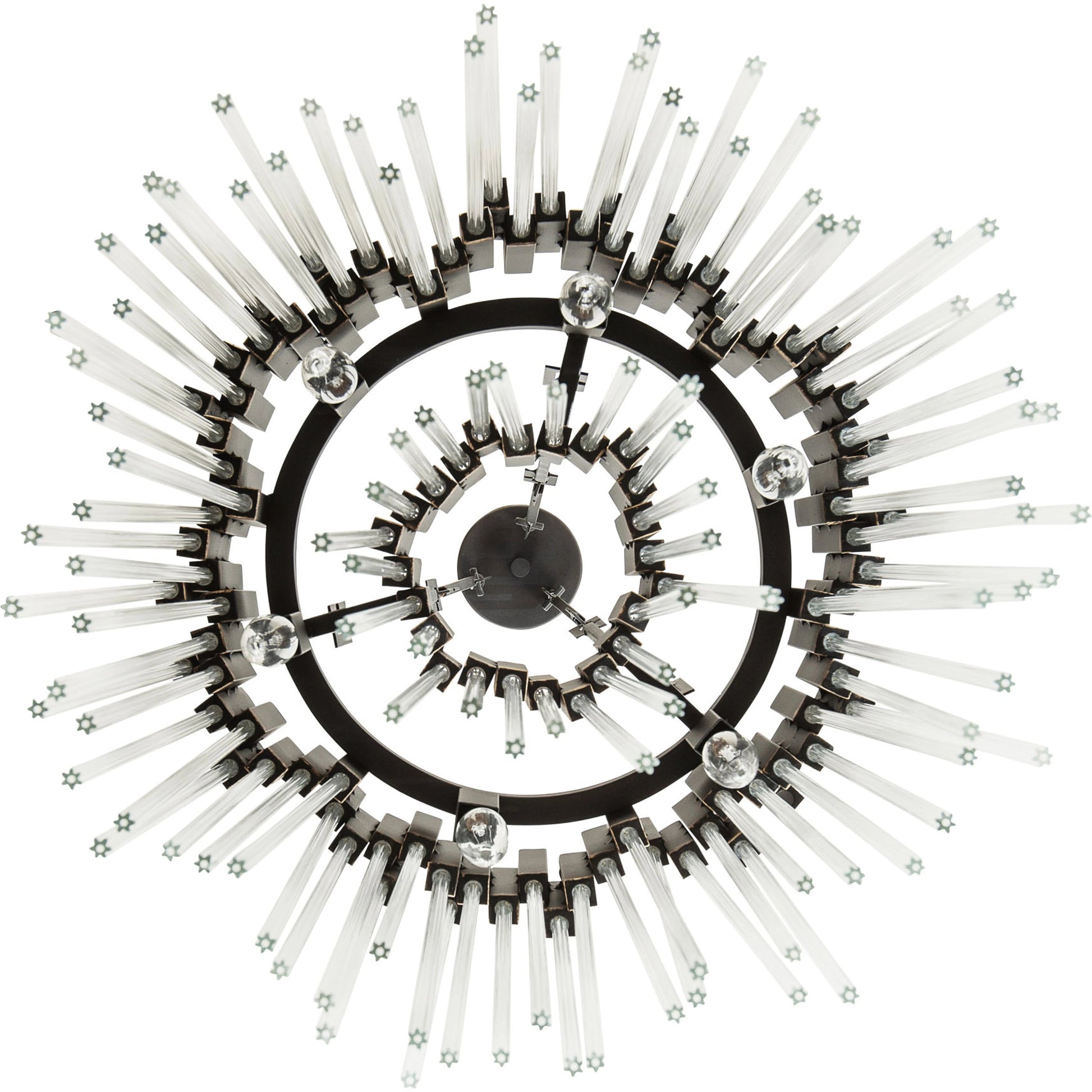 Matrix Pendant by Varaluz. Made from clear fluted glass in a transitional style.