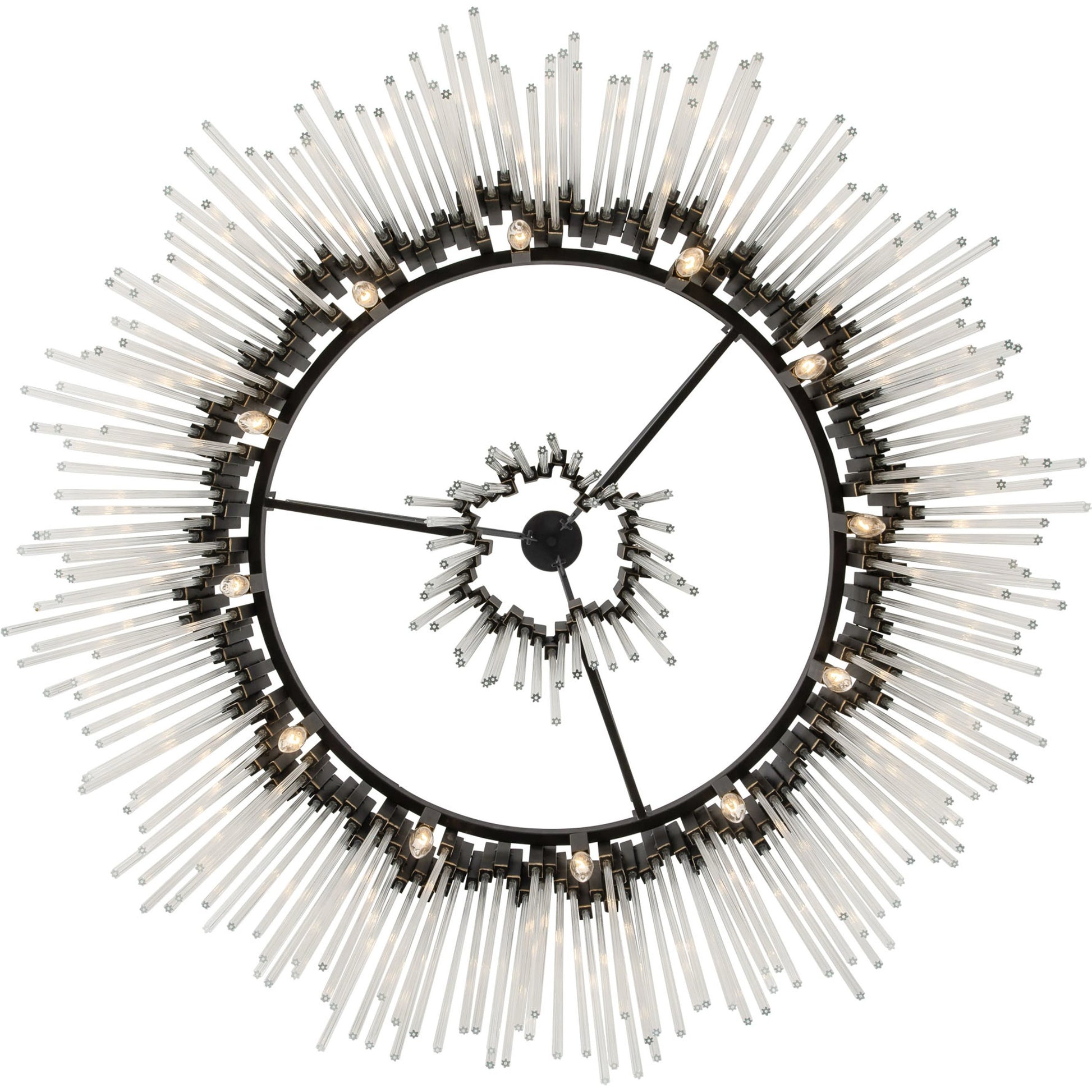 Matrix Pendant by Varaluz. Made from clear fluted glass in a transitional style.
