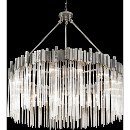 Matrix Pendant by Varaluz. Made from clear fluted glass in a transitional style.