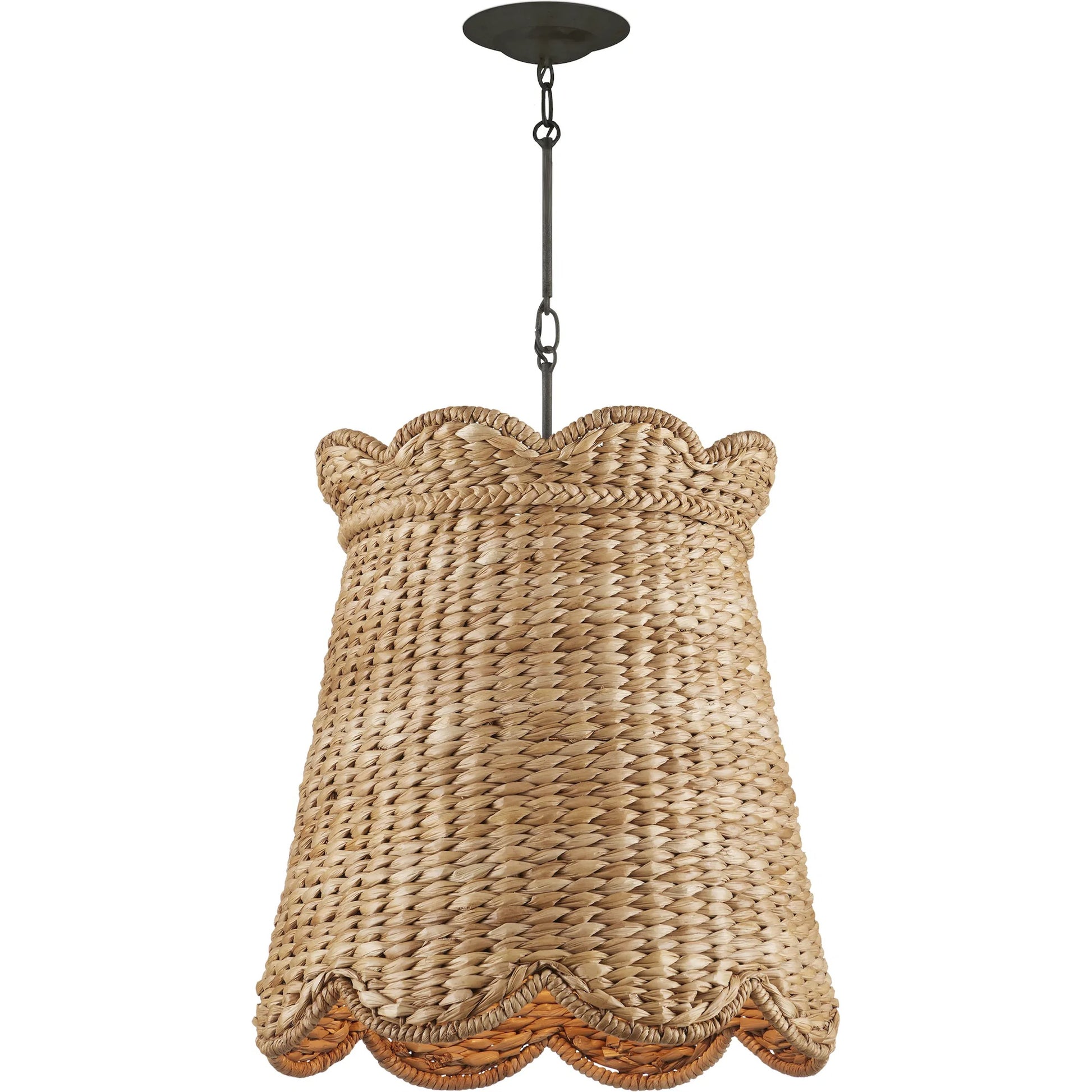 Annabelle Pendant by Currey and Company. Made from wrought iron in a cottage & farmhouse style.