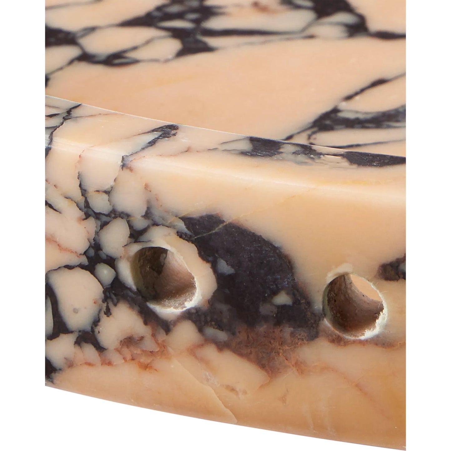 003 SI-2257216 | Closeup | Freya Tray by Currey and Company in natural. Made from purple breccia in a modern style.