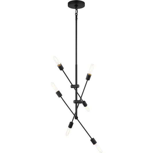 001 SI-2226042 | Primary Silo | Axis Six Light Medium Chandelier by Visual Comfort & Co.. Made from steel in a unique style.