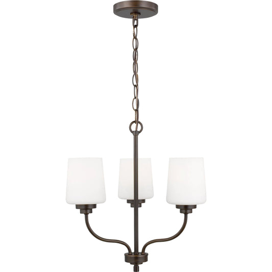 Windom Three Light Chandelier by Visual Comfort & Co.. Made from steel in a unique style.
