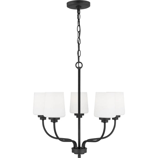 Windom Five Light Chandelier by Visual Comfort & Co.. Made from steel in a unique style.
