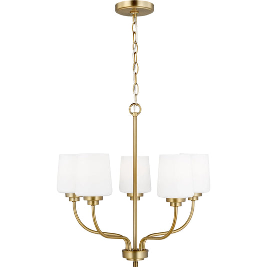 Windom Five Light Chandelier by Visual Comfort & Co.. Made from steel in a unique style.