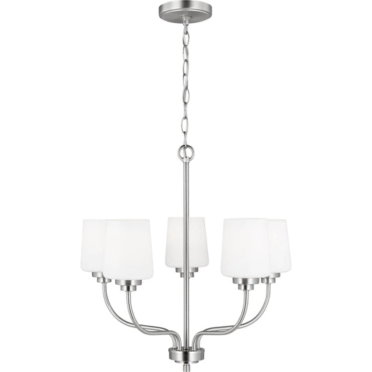 Windom Five Light Chandelier by Visual Comfort & Co.. Made from steel in a unique style.