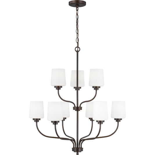 Windom Nine Light Chandelier by Visual Comfort & Co.. Made from steel in a unique style.
