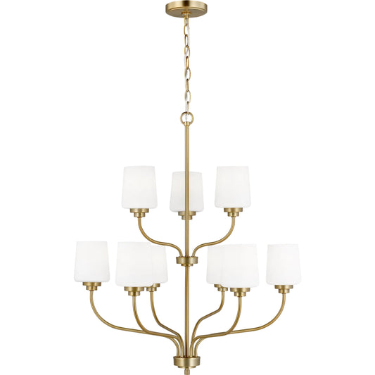 Windom Nine Light Chandelier by Visual Comfort & Co.. Made from steel in a unique style.