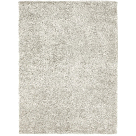 Viscose Shaggy 3104 Rug by Exquisite Rugs in gray. Made from viscose in a unique style.