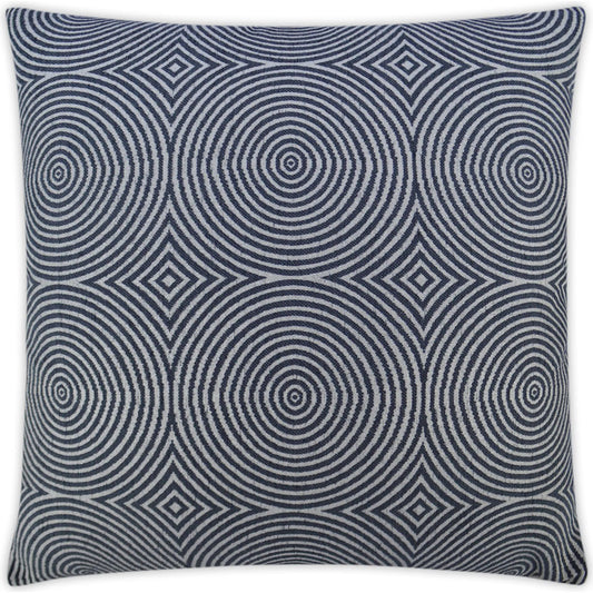 Transform Pillow by DV Kap Home in indigo. Made from 100% polyester in a unique style.