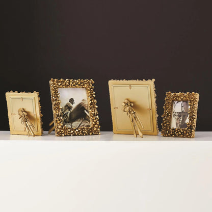 Facet Cluster Frame by Global Views. Made from brass, stainless steel, glass in a transitional style.