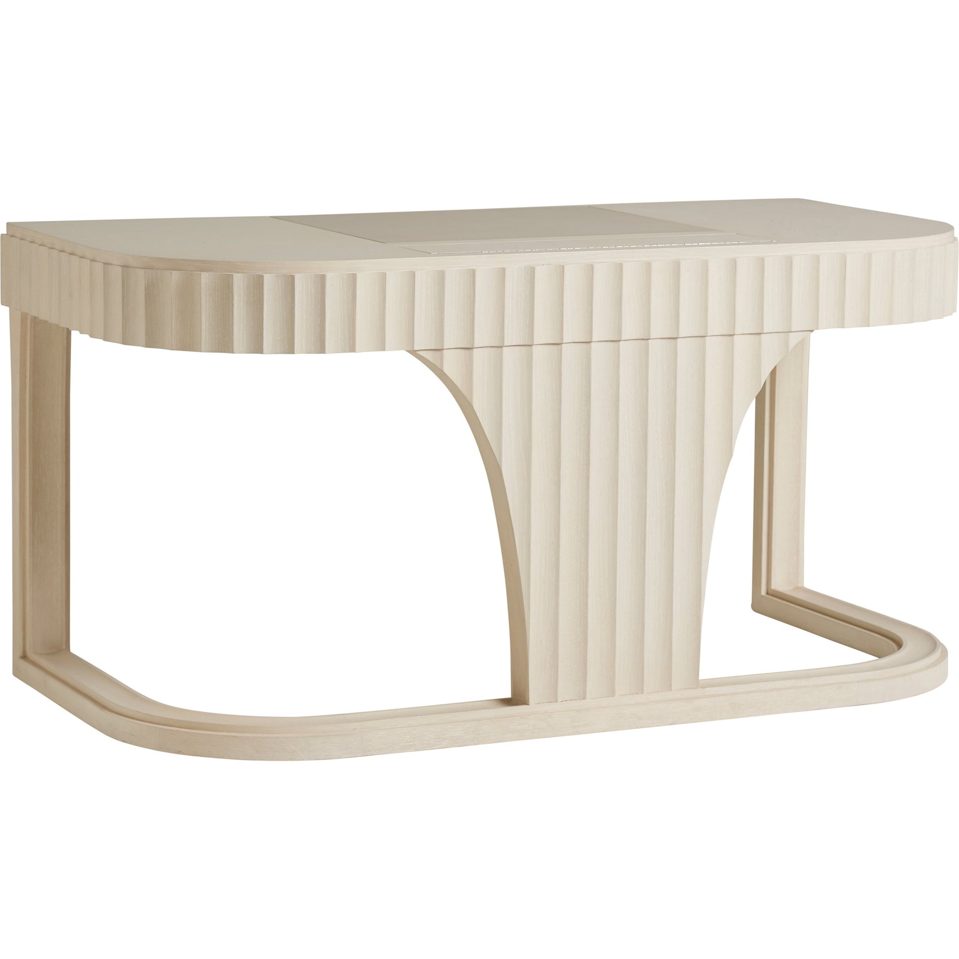 Caledonia Desk by Sligh in linen white. Made from unique in a transitional style.