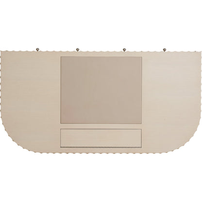 Caledonia Desk by Sligh in linen white. Made from unique in a transitional style.