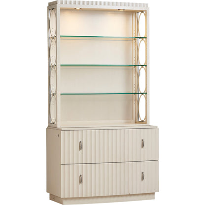Birkdale File Chest by Sligh in linen white. Made from unique in a transitional style.