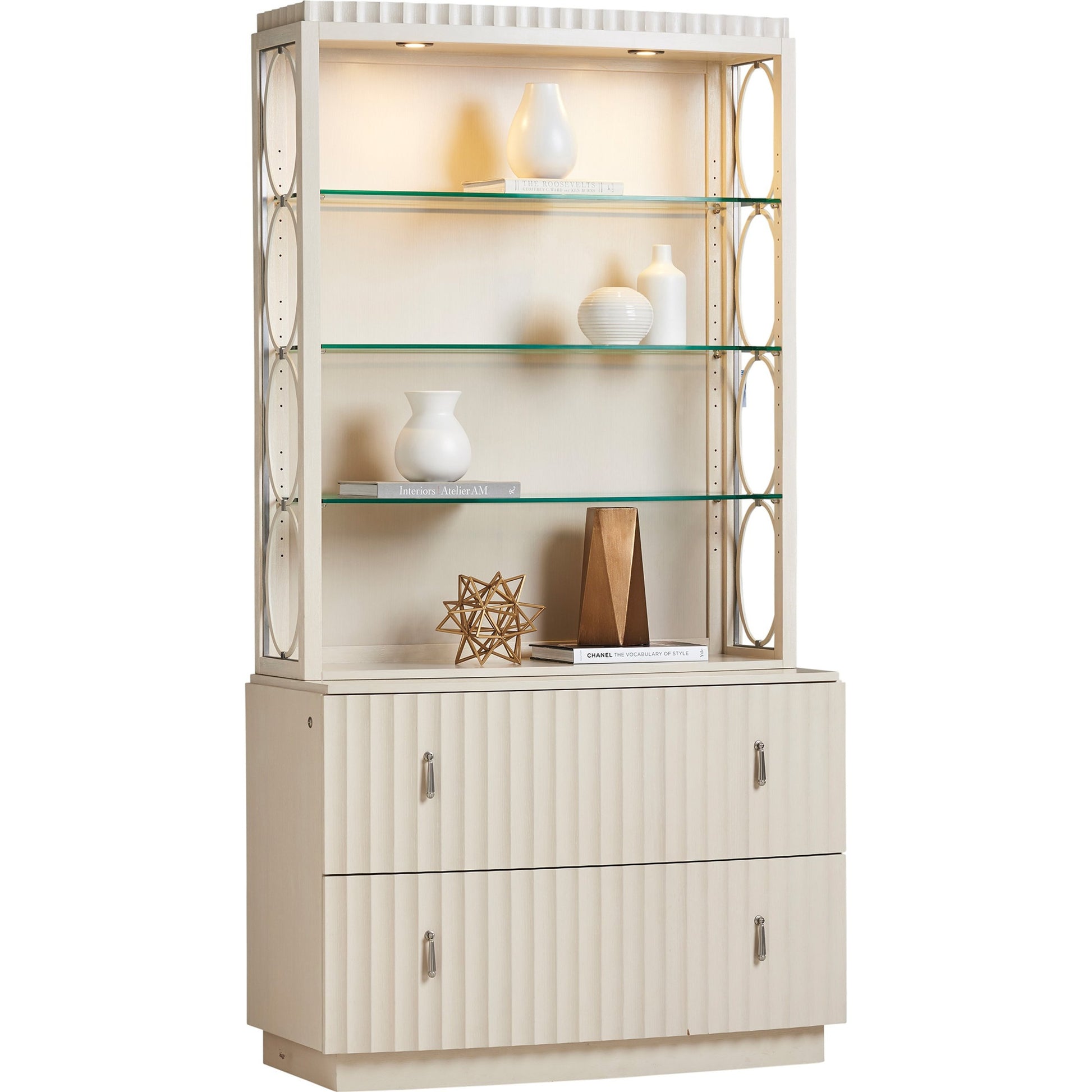 Birkdale File Chest by Sligh in linen white. Made from unique in a transitional style.