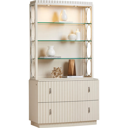 Birkdale File Chest by Sligh in linen white. Made from unique in a transitional style.