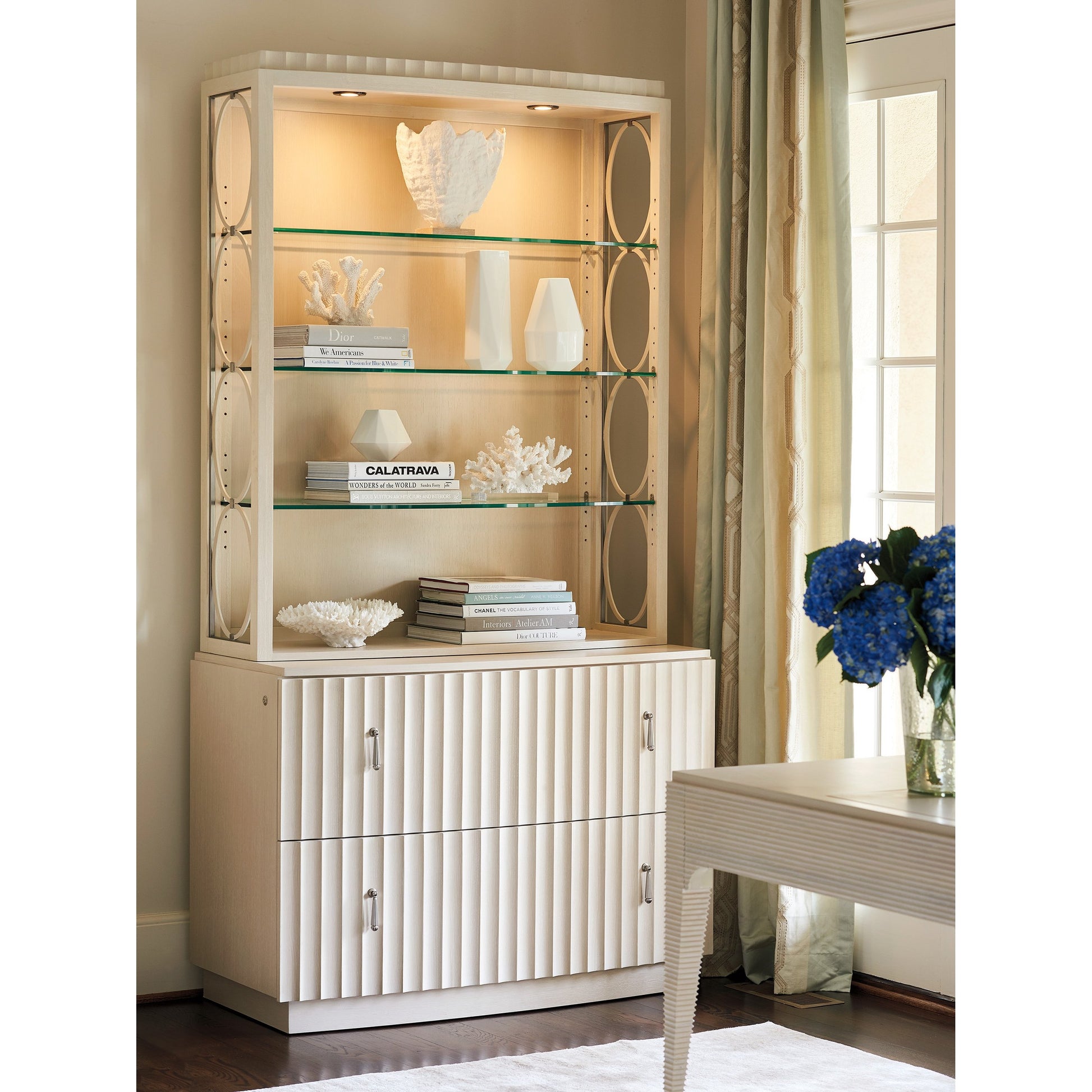 Birkdale File Chest by Sligh in linen white. Made from unique in a transitional style.
