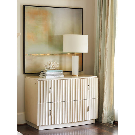 Birkdale File Chest by Sligh in linen white. Made from unique in a transitional style.