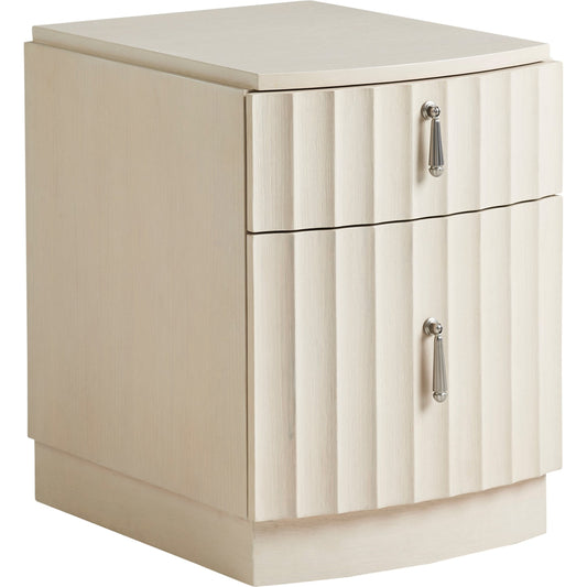 001 SI-1770839 | Additional Silo | Ramsey Mobile File Chest by Sligh in linen white. Made from unique in a transitional style.