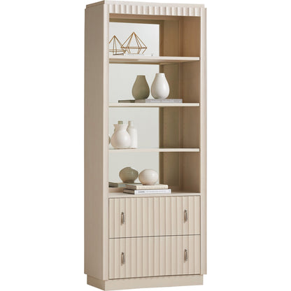 Walden Bookcase by Sligh in linen white. Made from unique in a transitional style.