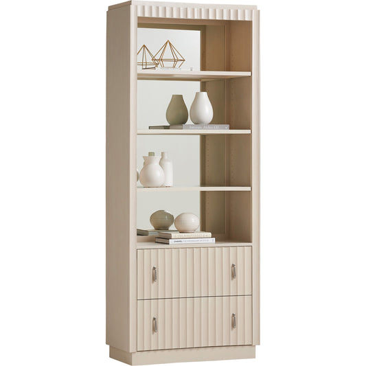 Walden Bookcase by Sligh in linen white. Made from unique in a transitional style.