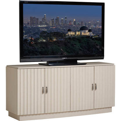 Ellerston Media Console by Sligh in linen white. Made from unique in a transitional style.