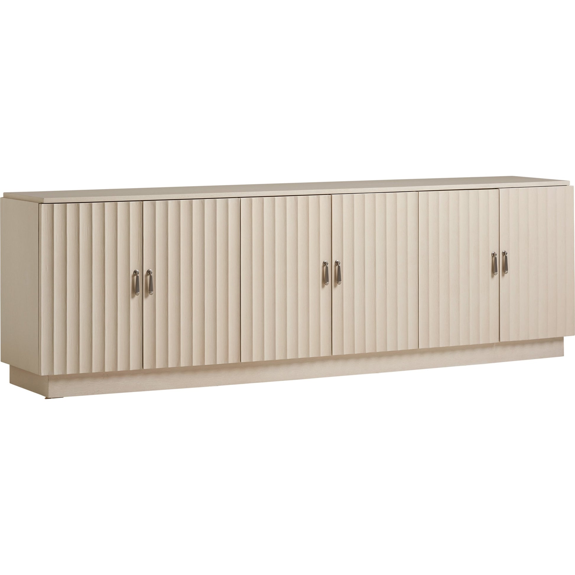 San Marcos Media Console by Sligh in linen white. Made from unique in a transitional style.