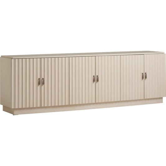 001 SI-1770842 | Additional Silo | San Marcos Media Console by Sligh in linen white. Made from unique in a transitional style.