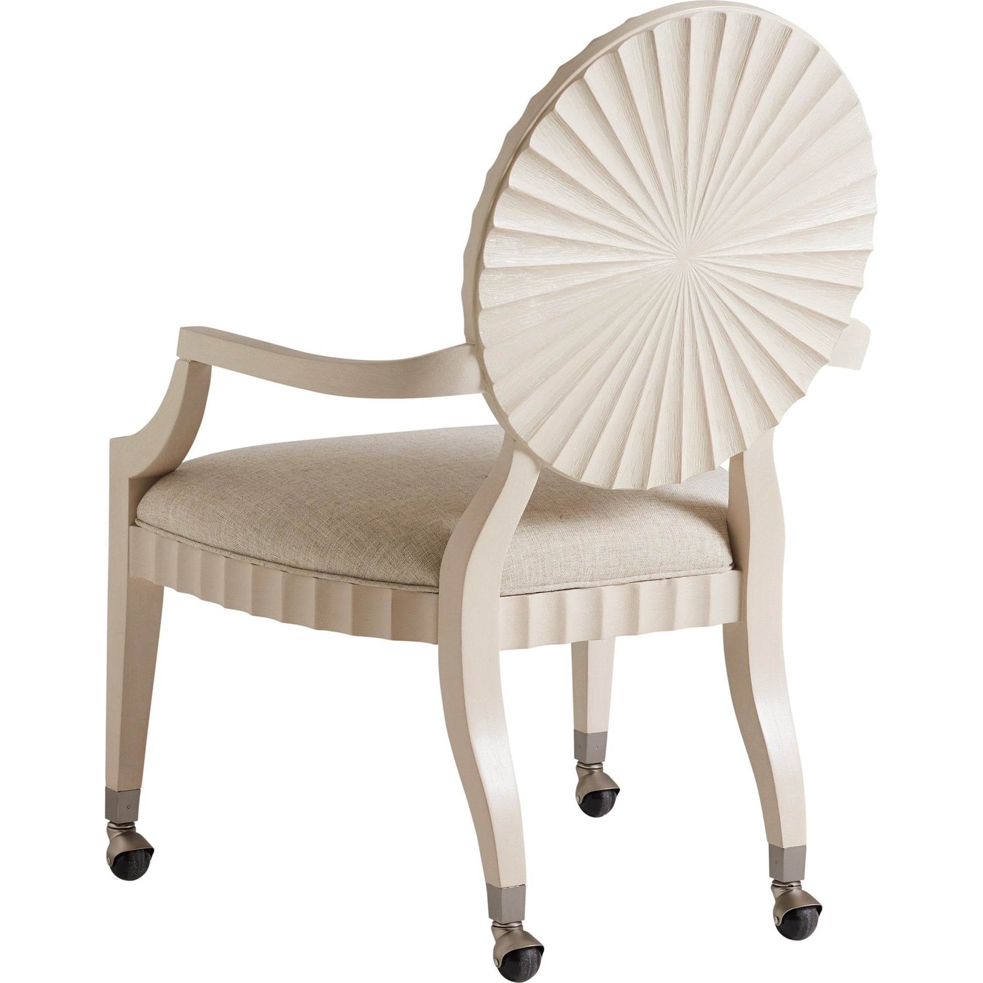 Preston Game Chair by Sligh in linen white. Made from unique in a traditional style.