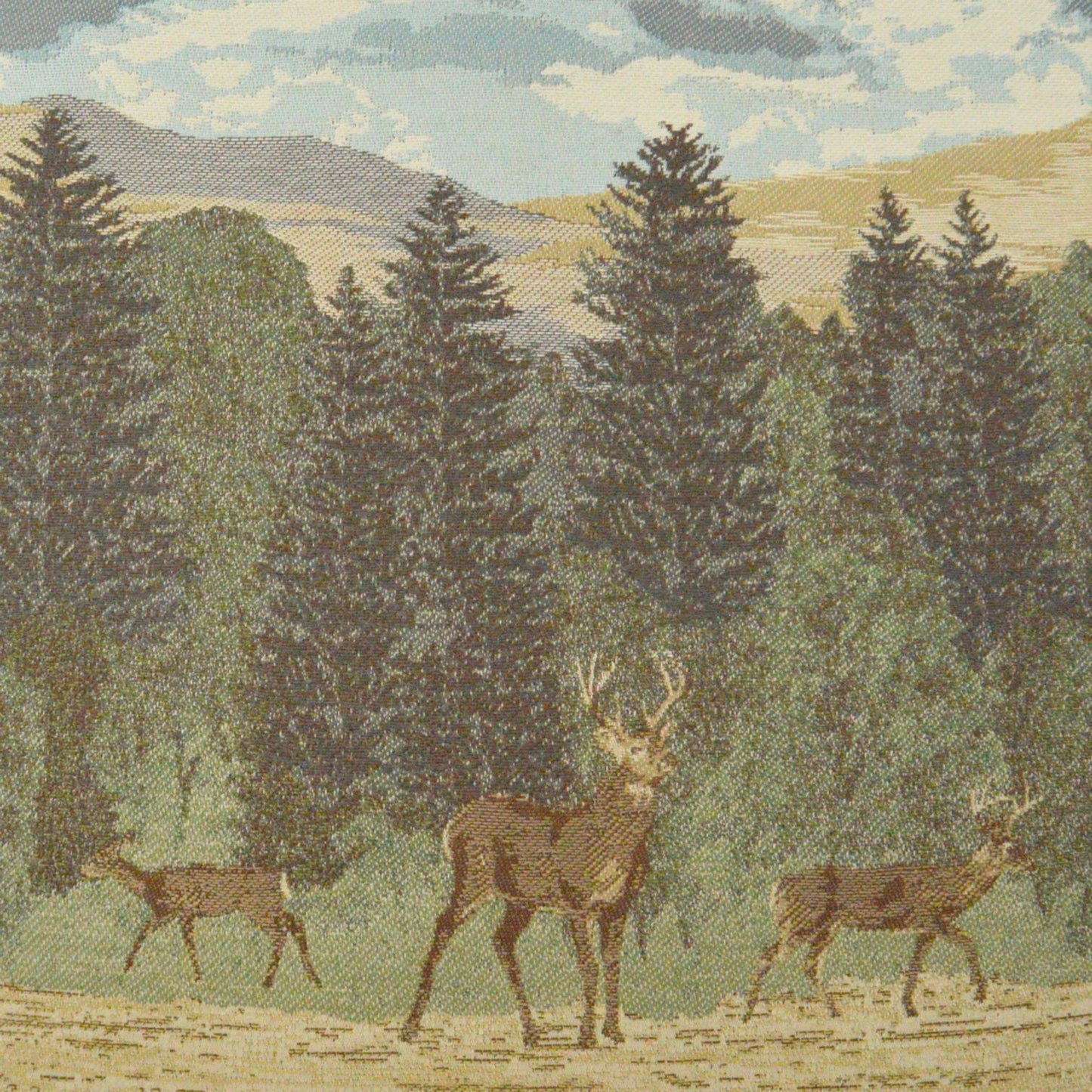 002 SI-2382610 | Closeup | Windham Pillow by DV Kap Home in blue, green, brown. Made from 100% polyester in a cottage & farmhouse style.