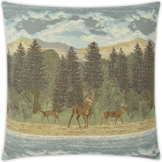 Windham Pillow by DV Kap Home in blue, green, brown. Made from 100% polyester in a unique style.